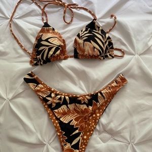 Billabong Shadow Play Tri Reversible Bikini Set